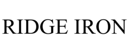 RIDGE IRON trademark