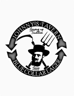 JOHNNY'S TAVERN SERVING UP TRADITION SINCE 1953 BLUE COLLAR LAGER trademark