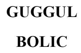 GUGGUL BOLIC trademark