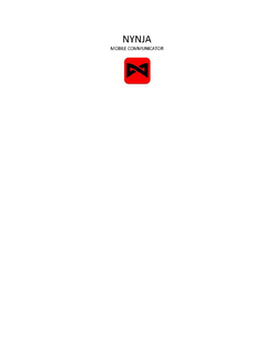 NYNJA MOBILE COMMUNICATOR trademark