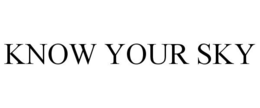 KNOW YOUR SKY trademark