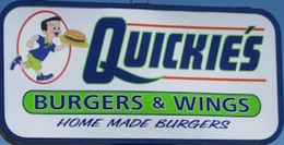 QUICKIE'S BURGERS & WINGS HOME MADE BURGERS trademark