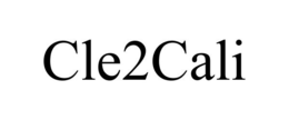 CLE2CALI trademark