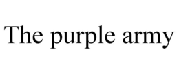 THE PURPLE ARMY trademark