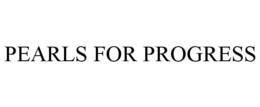 PEARLS FOR PROGRESS trademark