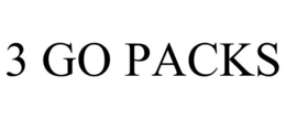 3 GO PACKS trademark
