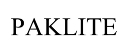 PAKLITE trademark