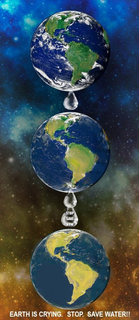 STOP SAVE NOW EARTH IS CRYING. STOP. SAVE WATER!! trademark