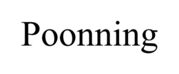 POONNING trademark