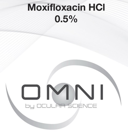 MOXIFLOXACIN HCL 0.5% OMNI BY OCULAR SCIENCE trademark
