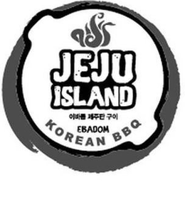 JEJU ISLAND EBADOM KOREAN BBQ trademark