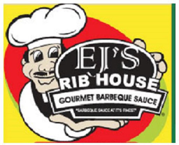 EJ'S RIB HOUSE GOURMET BARBEQUE SAUCE "BARBEQUE SAUCE AT IT'S FINEST" trademark