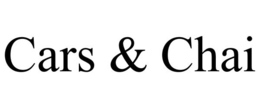 CARS & CHAI trademark