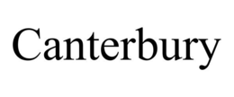 CANTERBURY trademark