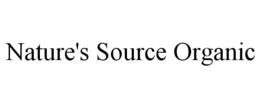 NATURE'S SOURCE ORGANIC trademark