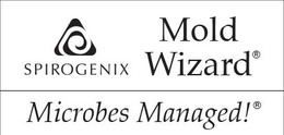 SPIROGENIX MOLD WIZARD MICROBES MANAGED trademark