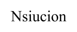NSIUCION trademark