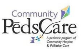 COMMUNITY PEDSCARE A PEDIATRIC PROGRAM OF COMMUNITY HOSPICE & PALLIATIVE CARE trademark