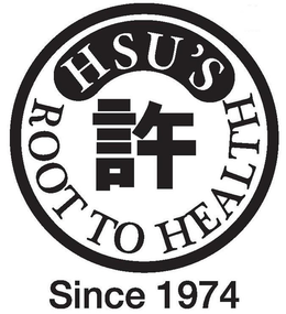 HSU'S ROOT TO HEALTH SINCE 1974 trademark