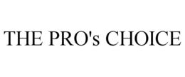 THE PRO'S CHOICE trademark
