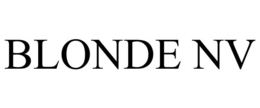 BLONDE NV trademark