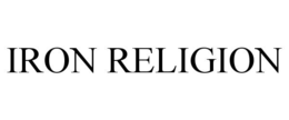 IRON RELIGION trademark