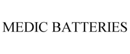 MEDIC BATTERIES trademark