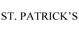 ST. PATRICK'S trademark