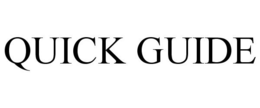 QUICK GUIDE trademark