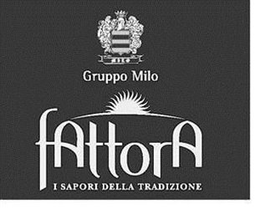 GRUPPO MILO FATTORA I SAPORI DELLA TRADIZIONE trademark