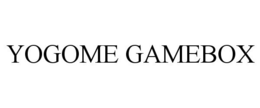 YOGOME GAMEBOX trademark