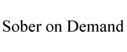 SOBER ON DEMAND trademark
