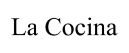 LA COCINA trademark