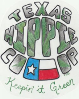 TEXAS HIPPIE CO OP KEEPIN' IT GREEN TH trademark