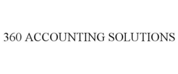 360 ACCOUNTING SOLUTIONS trademark