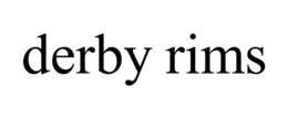 DERBY RIMS trademark