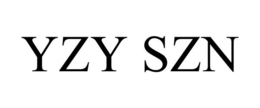 YZY SZN trademark