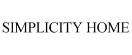 SIMPLICITY HOME trademark