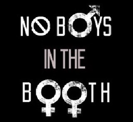NO BOYS IN THE BOOTH trademark