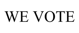 WE VOTE trademark