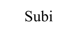 SUBI trademark