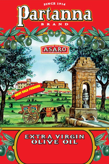 SINCE 1916 PARTANNA BRAND DAL 1916 ASARO PARTANNA FIRST COLD PRESSED EXTRA VIRGIN OLIVE OIL trademark