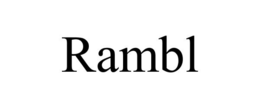 RAMBL trademark