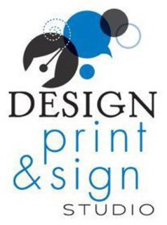 DESIGN PRINT & SIGN STUDIO trademark
