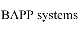 BAPP SYSTEMS trademark