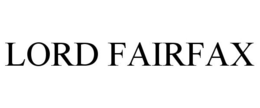 LORD FAIRFAX trademark