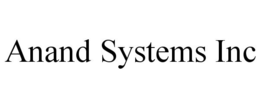 ANAND SYSTEMS INC trademark