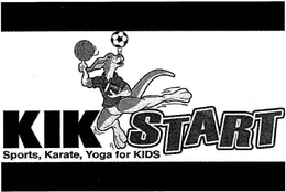 KIK START SPORTS, KARATE, YOGA FOR KIDS trademark