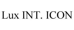 LUX INT. ICON trademark