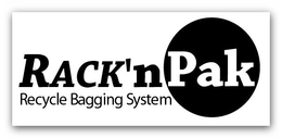 RACK'NPAK RECYCLE BAGGING SYSTEM trademark